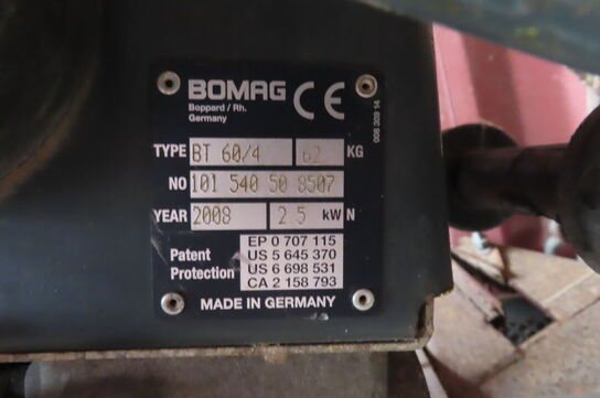 Jordstamper BOMAG BT 60/4