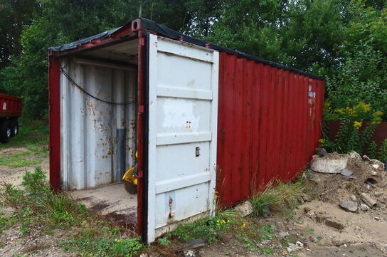 20' container uden indhold
