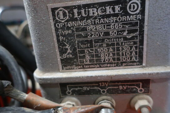 Røroptøer LUBCKE B 218U-665