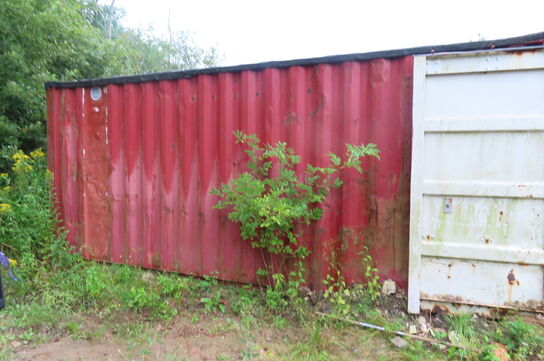 20' container uden indhold