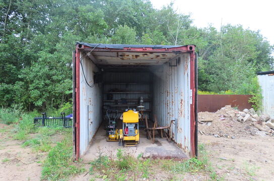 20' container uden indhold