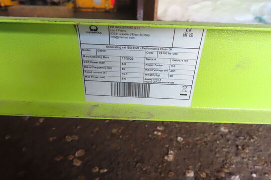 Generator PRAMAC E8000