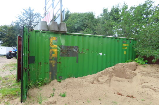 20' container uden indhold