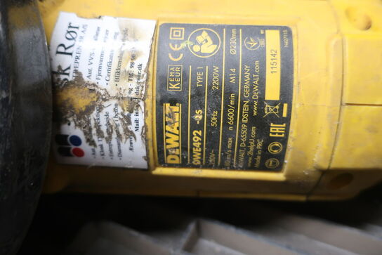 Vinkelsliber DEWALT QWE492
