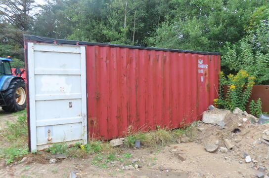20' container uden indhold