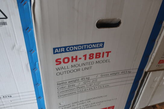 Udendørs airconditionenhed SINCLAIR SOH-18BIT