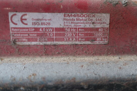 Generator HONDA EM 4500 CX
