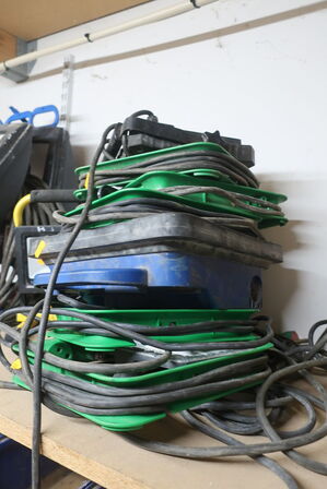 7 stk. arbejdslamper 