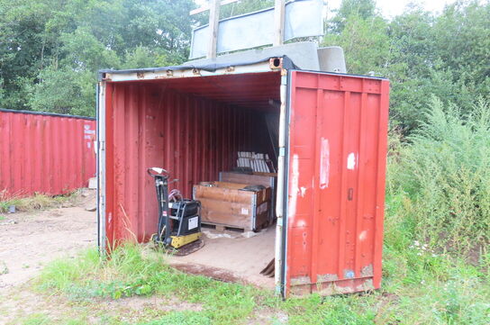 20' container uden indhold