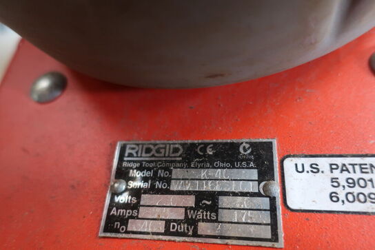 Afløbsrenser RIDGID K-40
