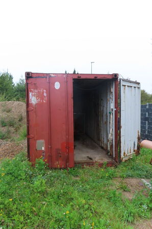 20' container uden indhold