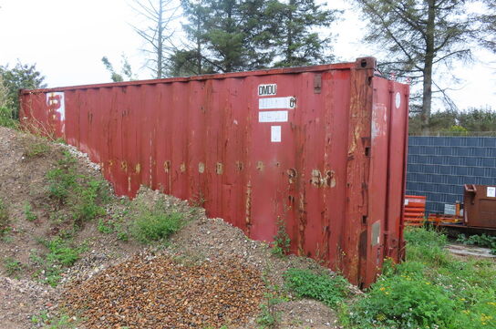 20' container uden indhold