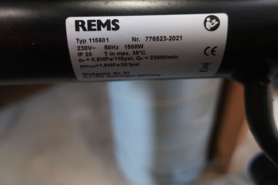 El. skylle-/trykprøveenhed REMS Multi-Push SLW