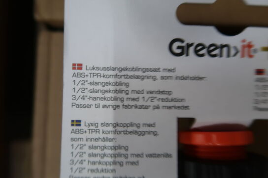 5 pk. Green>it PLUS Slangekoblingssæt PLUS - 3 dele