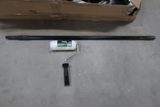 11 sæt MAL MALERRULLE MED TELESKOPSTANG 18 CM