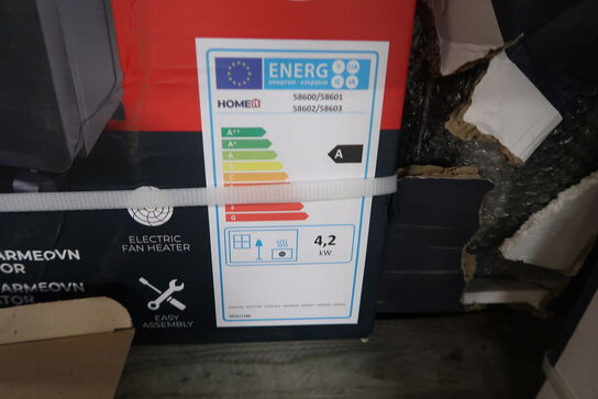 HOME It sammenklappelig gasvarmeovn med varmeblæser 4,2 kW