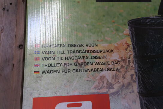 HOME It  sammenklappelig haveaffaldsvogn med opsamler 150 liter