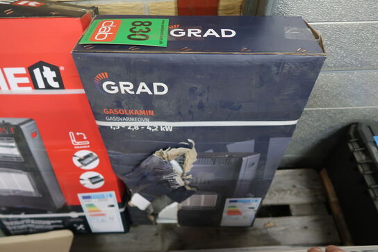 Gasvarmeovn 4,2 kW - Grad