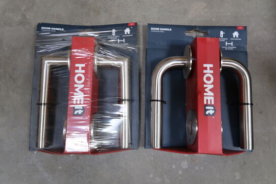 2 pk. HOME It dørgreb med L-greb 19 mm rustfri stål